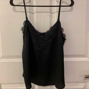 A&F Black Lace Trim Cami